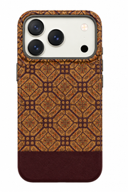 LK-S02 - Sughero Geometrico Bordeaux - Cover Artigianale
