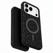 LK-G03 - Glitter Nero MagSafe - Cover Brillante