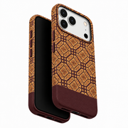 LK-S02 - Sughero Geometrico Bordeaux - Cover Artigianale